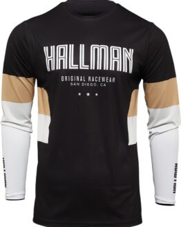 Thor Hallman Differ Draft Jersey Black Tan Men's Small