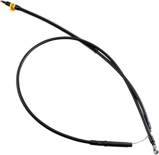 Barnett Stealth High-Efficiency Clutch Cable +3in Black For Harley Touring 89-06
