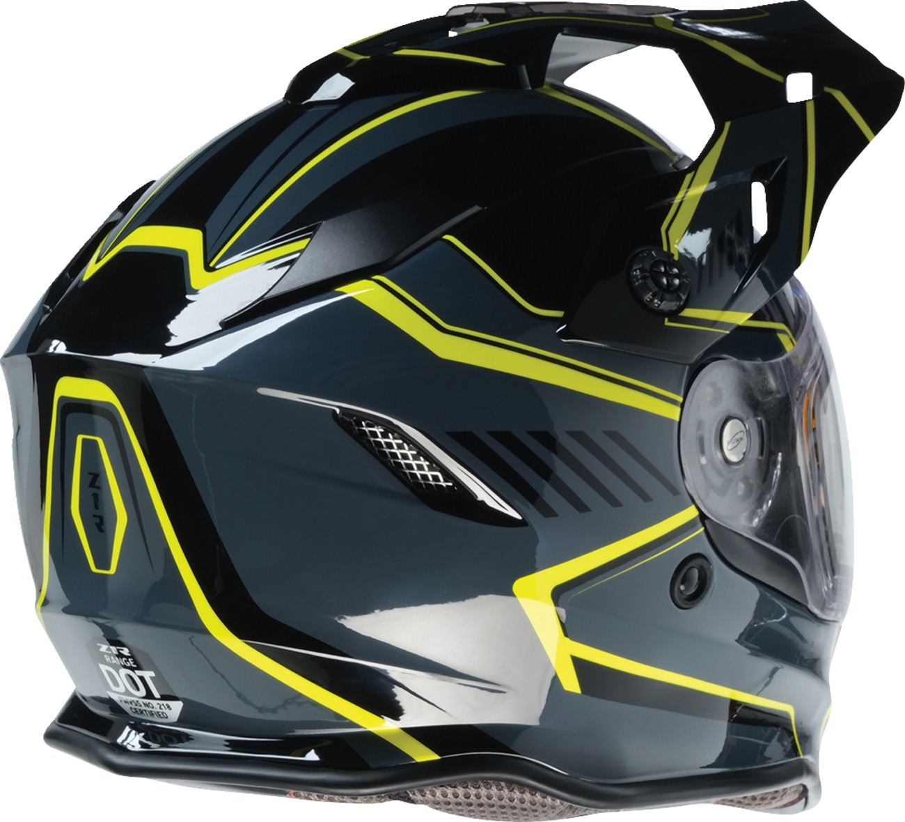 Z1R Range Rotor Snow Electric Helmet Hi-Vis/Gray/Black S - Image 4