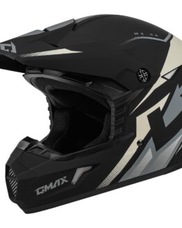 MX-46 Compound Helmet MATTE BLACK/GREY/WHITE Small