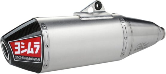 Yoshimura RS4 Aluminum Slip-On Exhaust Silver Fits 16-18 WR450F 14-17 YZ450F/FX