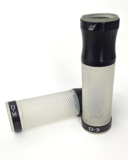 Driven D3 Clear Grips w/ Black Trim 7/8" Bars Twist Throttle