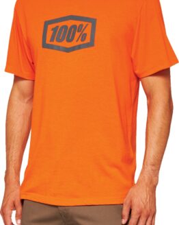100% Men's Icon Tee Orange 2XL