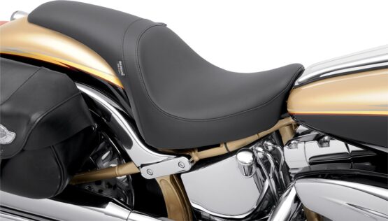 Drag Specialties Predator Seat Smooth Black FXSTD/FXSTDI Softail Deuce - Image 2