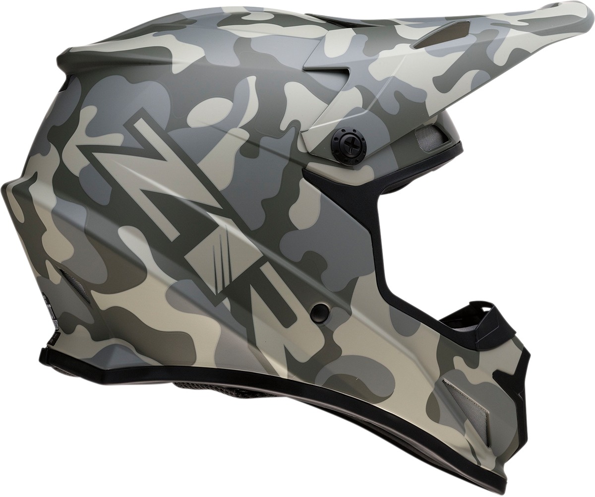 Rise Camouflage Full Face Offroad Helmet Green Medium - Image 4