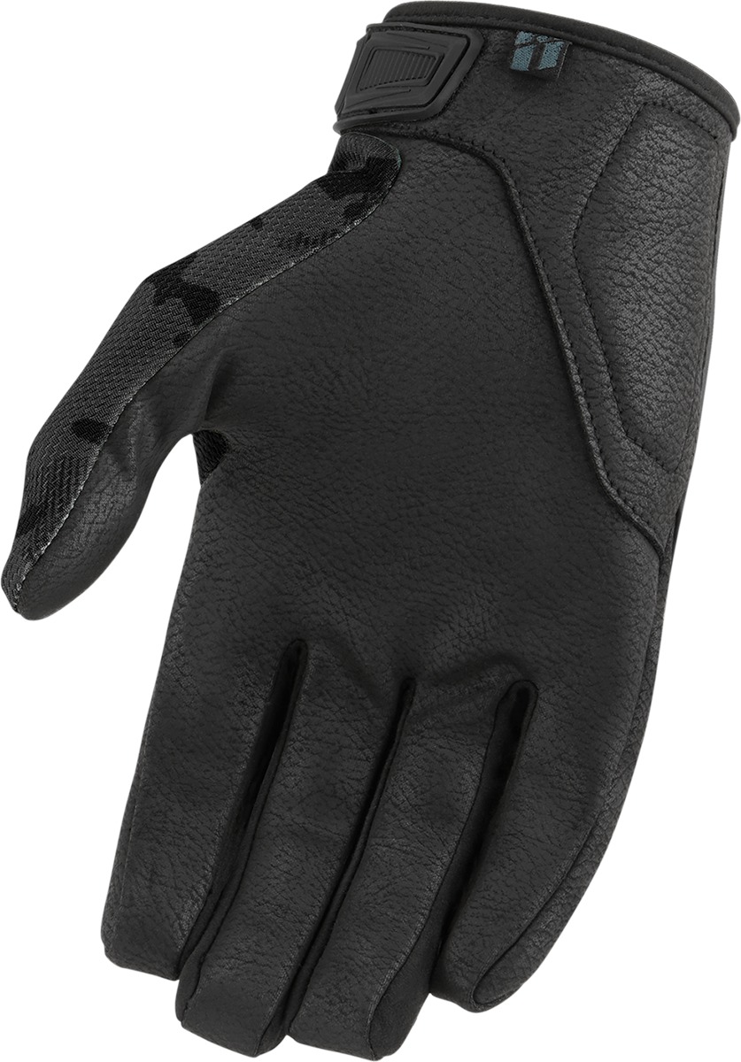 ICON Hooligan CE Gloves XL Black Camo Gray Men's - Image 3