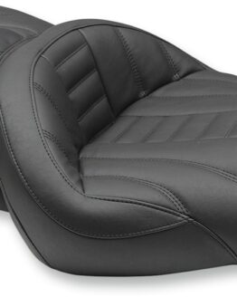 Deluxe Super Touring Vinyl 2-Up Seat Backward 1"