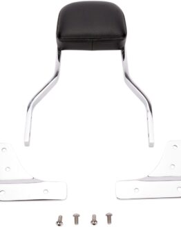 Short Square 14" Sissy Bar Chrome