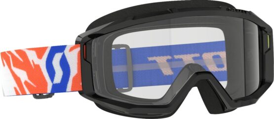 Scott Primal Youth Motocross Goggles Black Clear Lens