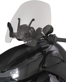 Show Chrome Adjustable Smoke Windshield 16"x21" For Ryker