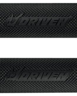 Driven D-Axis Silver Anodized 7/8" Motorcycle Grips