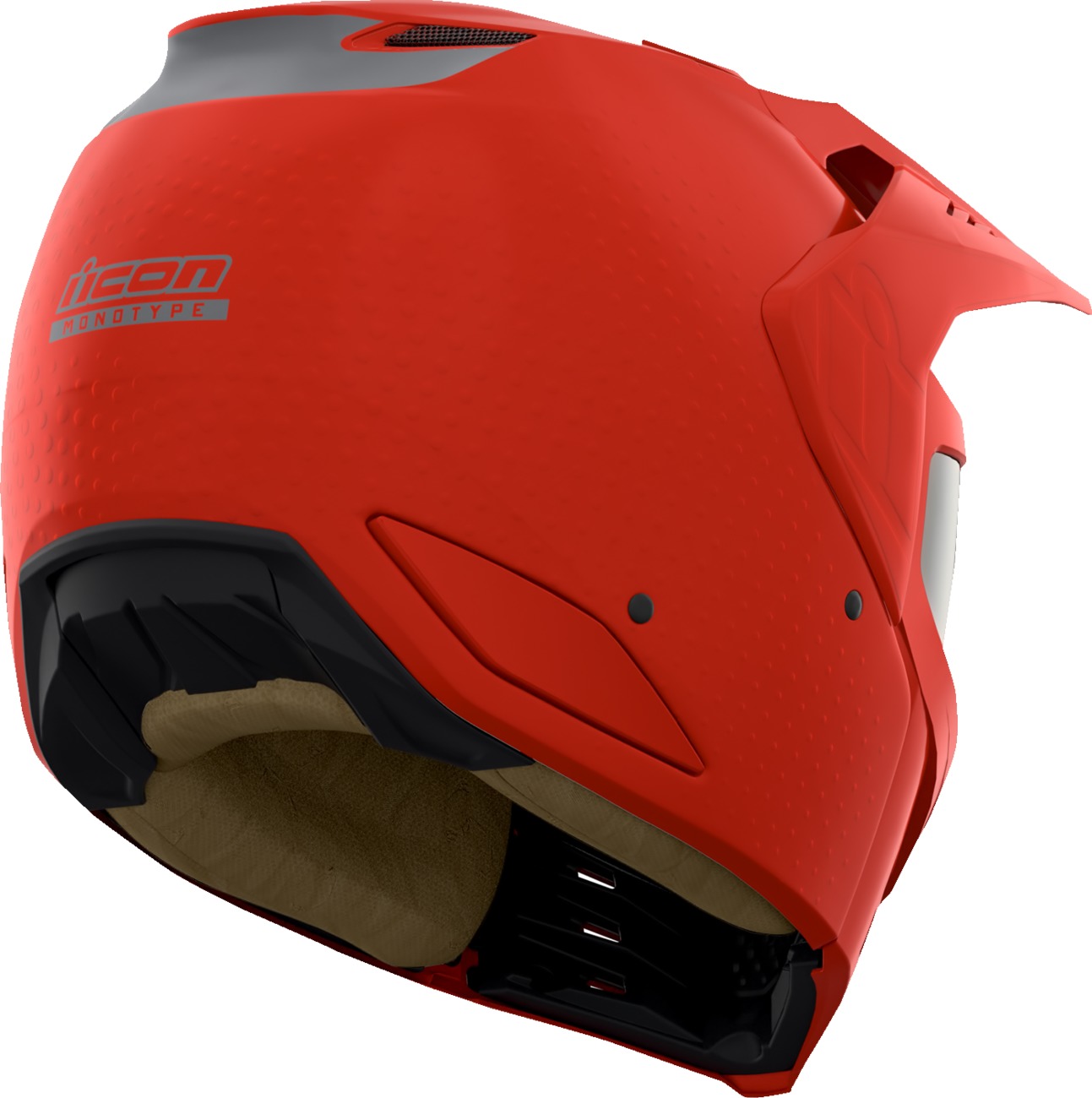 ICON Elsinore Monotype Helmet - Small, Matte Red - Image 4