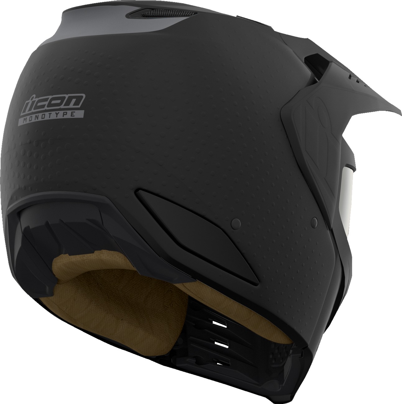 ICON Elsinore Monotype Helmet 2XL Matte Black - Image 3