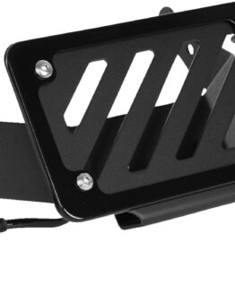 Burly Brand Turn Signal/License Plate Kit Black Slash Cut
