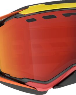 Scott Prospect Snow Cross Goggle Orange/Yellow Enhancer Red Chrome Lens
