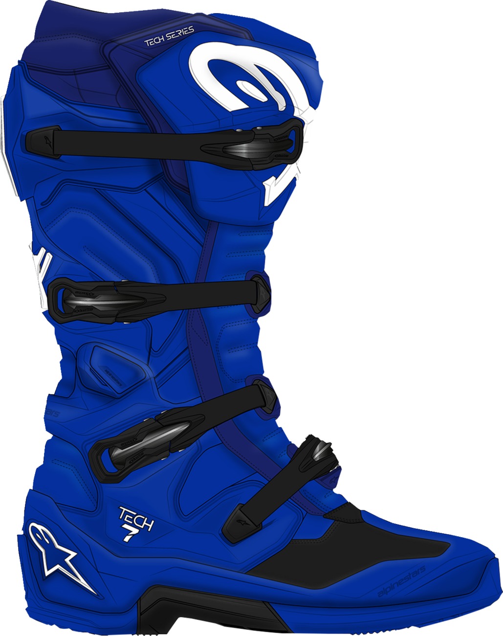 Alpinestars Tech 7 Off-Road Boots Blue US 8 - Image 4