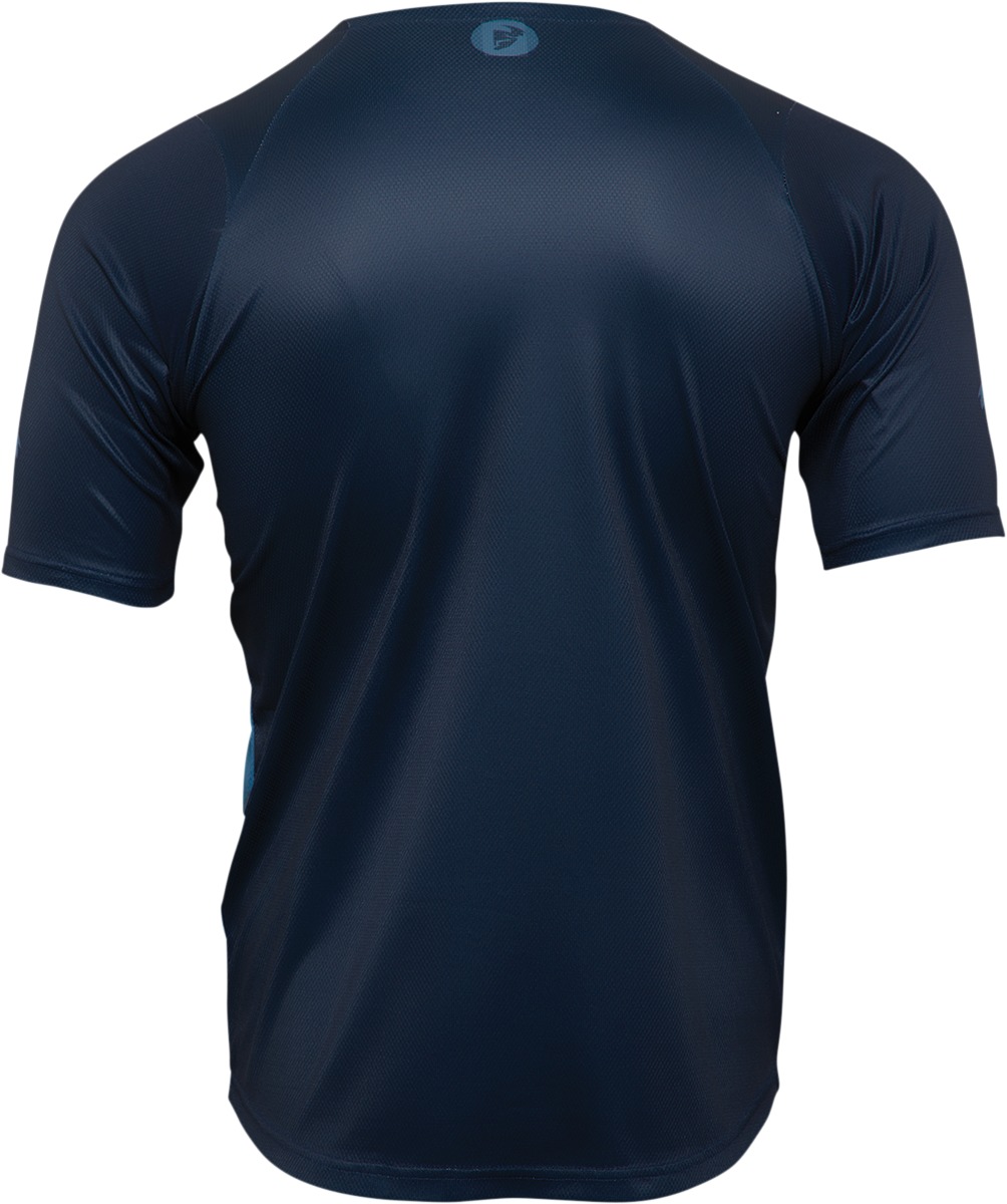 THOR Assist React Short-Sleeve Jersey Midnight/Teal XL Men's - Image 3