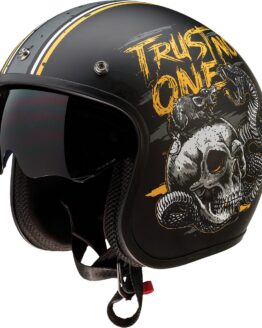 Saturn Trust Black/Yellow Helmet SM