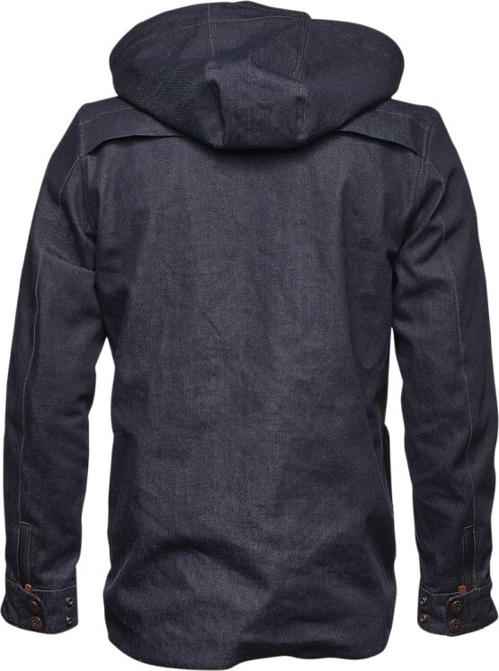 Thor Hallman GP Denim Jacket Men's Medium Dark Blue - Image 2