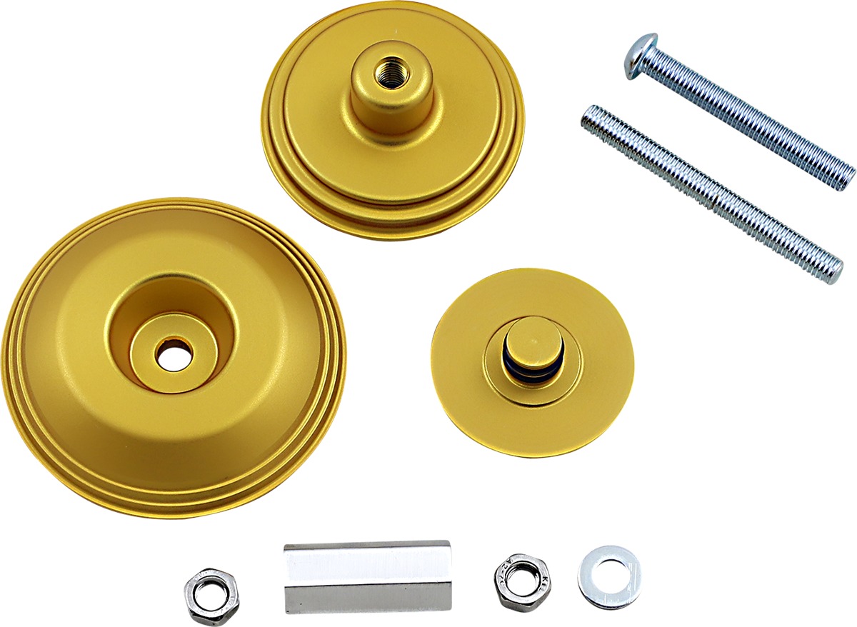 Kuryakyn Lodestar Rear Axle Sliders Gold Fits BMW R1200/1250 R Nine T - Image 4