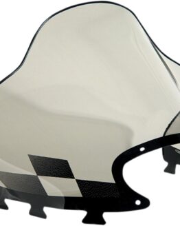 Powermadd Cobra Mid Smoke Windshield Black Flags Arctic Cat