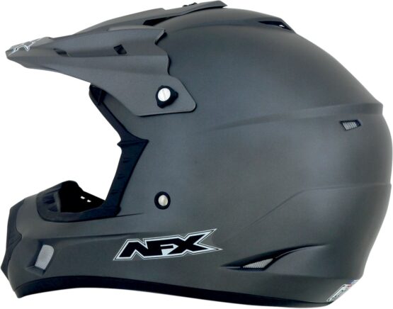 FX-17 Full Face Offroad Helmet Matte Gray Large - Image 4