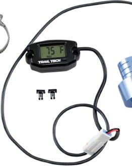 Trail Tech TTO Surface Mount Temperature Meter Black 22mm Hose Sensor