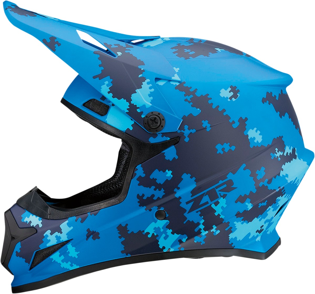 Z1R Rise Digi Camo Helmet Blue XL - Image 4