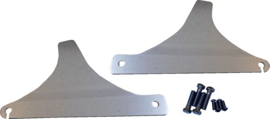 Drag Specialties Sissy Bar Side Plates Chrome For Harley Softail