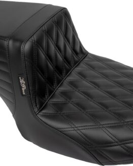 Le Pera Kickflip Double Diamond Seat Black For Harley FLH/FLT 2023-2024