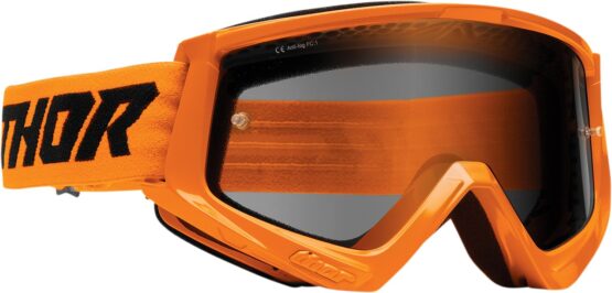Thor Combat Sand Racer Goggles Smoke Lens Flo Orange Adult Unisex
