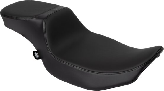 Drag Specialties Predator 2-Up Seat Extended Reach Smooth Black For FLHX FLTR 23-24