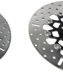 Black Chrome Contour Floating Brake Rotor