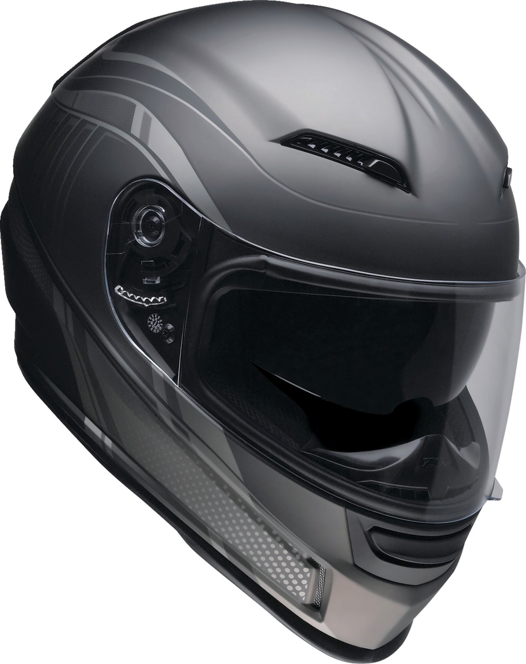 Z1R Jackal Dark Matter Helmet 3XL Matte Silver/Gray - Image 4