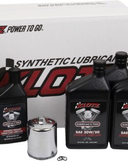 Klotz Harley Evolution Big Twin Oil Change Kit 20W-50 Synthetic