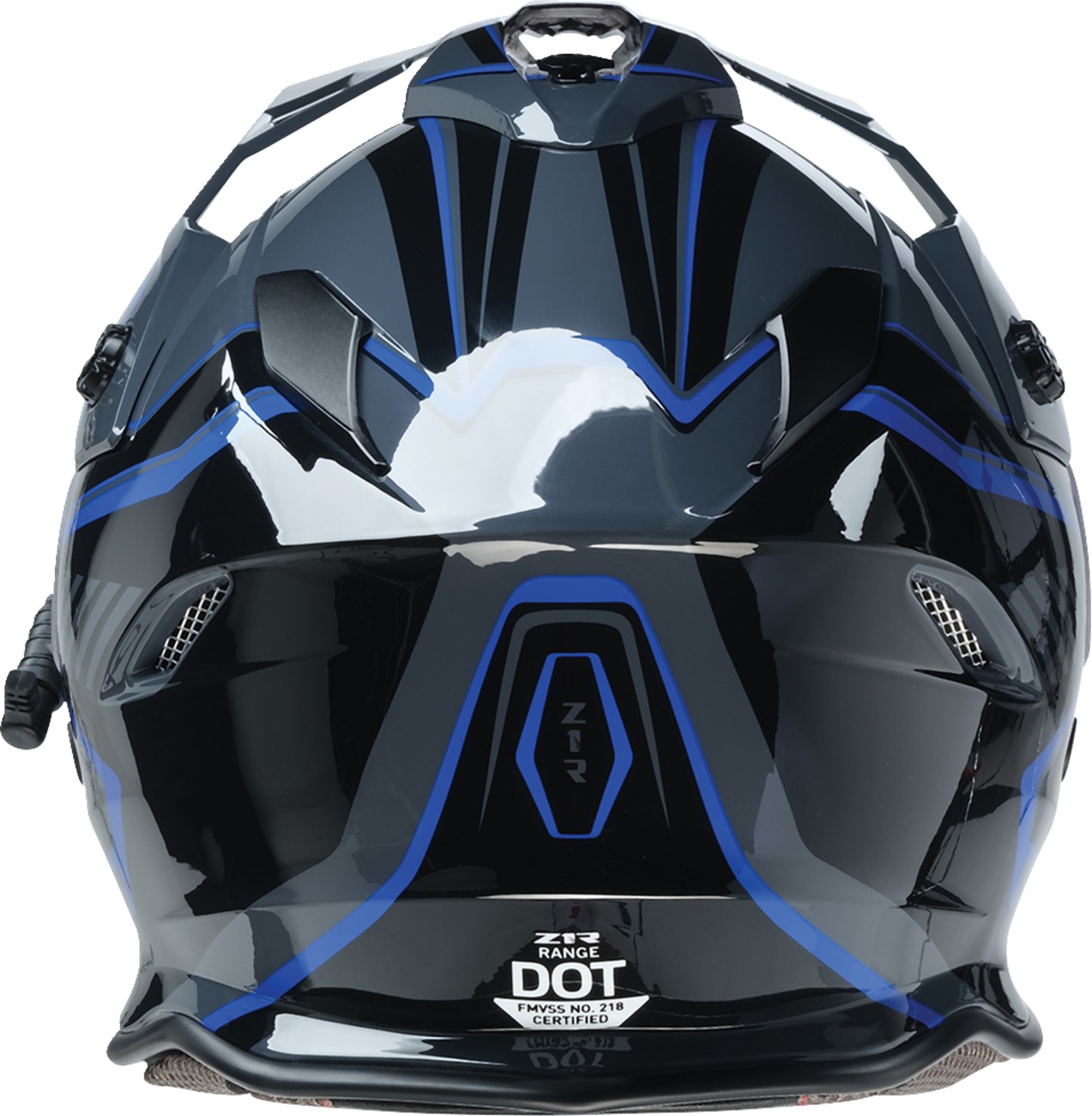 Z1R Range Rotor Snow Electric Helmet - Medium, Black/Blue - Image 4