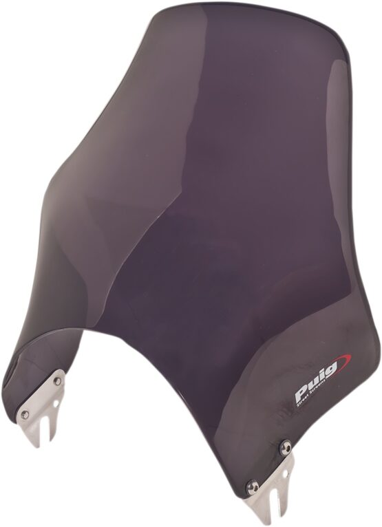 Puig 8" Universal Naked Windscreen Dark Smoke