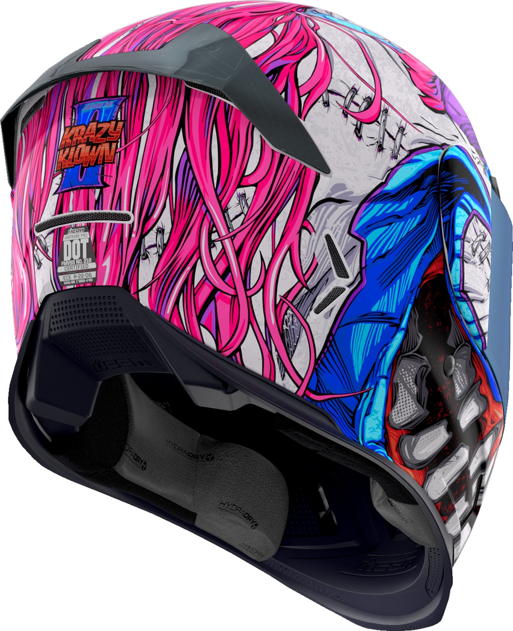 ICON Airframe Pro Krazy Klown 2 Helmet Pink - Small - Image 4