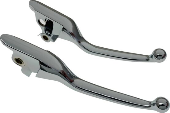 Drag Specialties Narrow Chrome Lever Set For Harley-Davidson