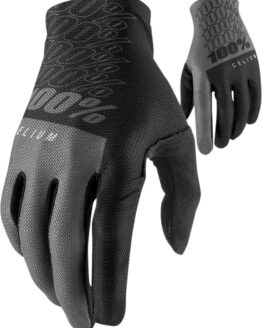 100% Men's Celium Gloves Black/Grey Small