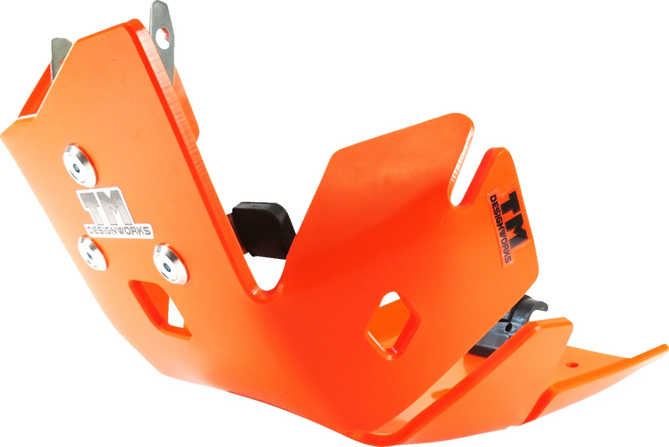 T.M. Designworks Skid Plate Orange For KTM, Husqvarna, Gas Gas - Image 3