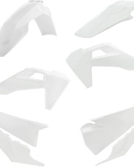 Acerbis Body Plastic Kit White For Husqvarna TC/FC/FX/TX 125-450 2019-2022