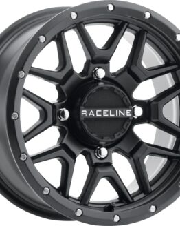Raceline Krank Satin Black 15x7 4x137 +10mm Wheel