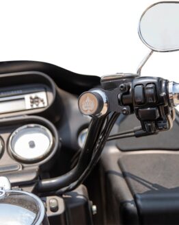 Klock Werks iOmounts Handlebar Device Mount Chrome For Harley-Davidson