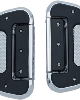 Heavy Industry Knurled Driver/Passenger Floorboards Chrome