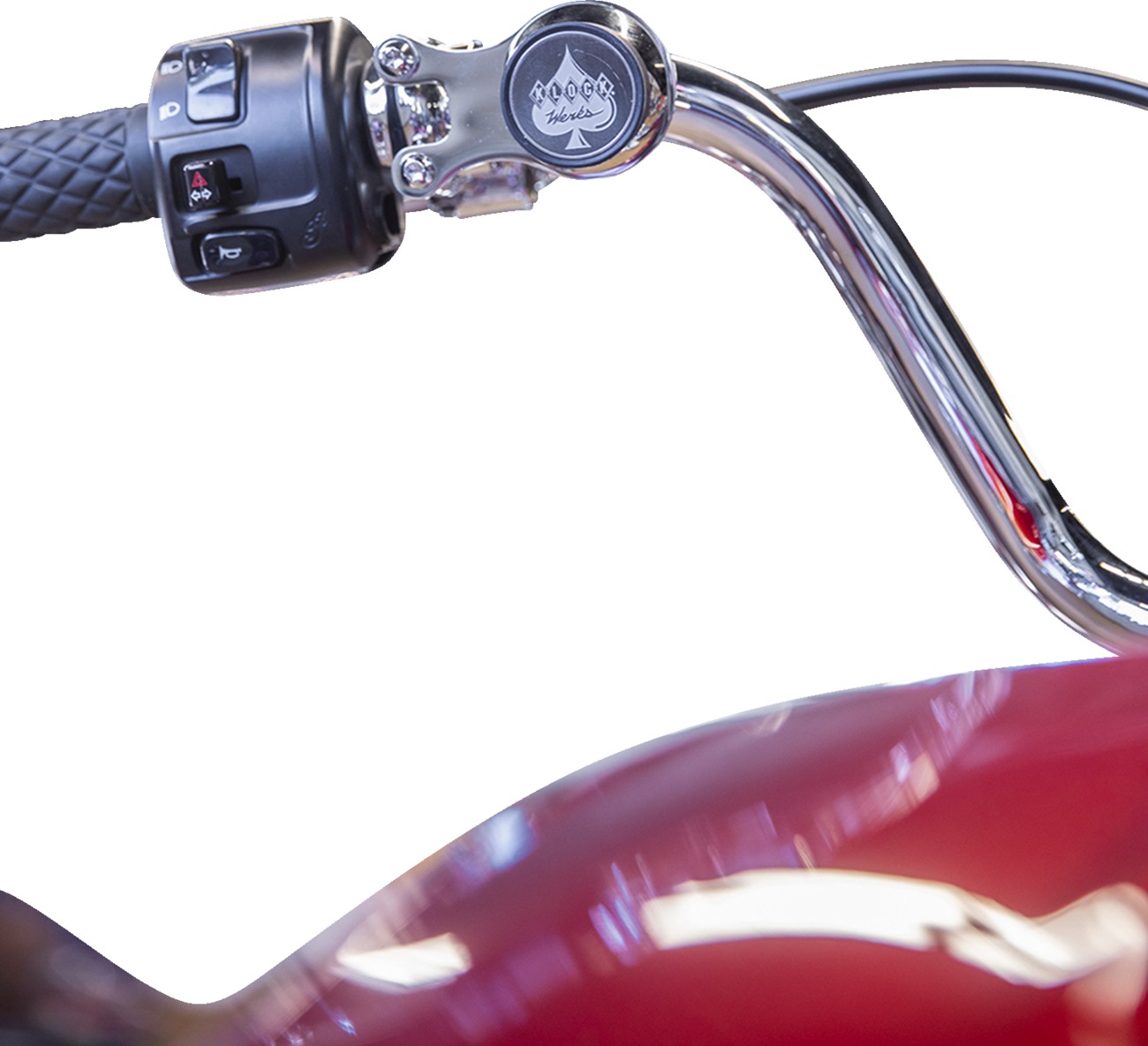 Klock Werks iOmount Handlebar Mount Chrome For Indian Scout Models - Image 3