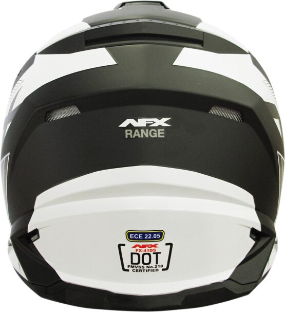 FX-41DS Range Full Face Dual-Sport Helmet Matte Black Small - Image 4