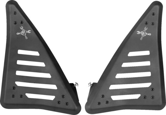 Burly Brand Slash Cut Side Covers Black For Honda Rebel 1100/1100 DCT