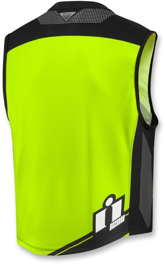 Mil-Spec 2 Textile Vest - Black, Hi-Viz Yellow, White Men's S/M - Image 2