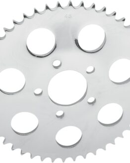 Steel 530 Conversion Sprocket 48T Dish Chrome 0.23" Offset